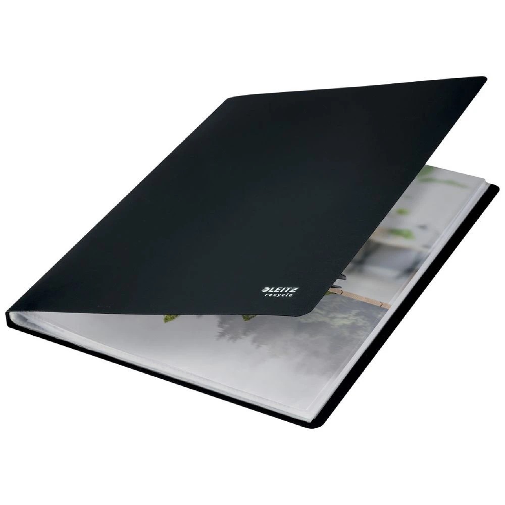 1 Leitz Recycle A4 Display Book 20 Pocket Black, 1 of 3