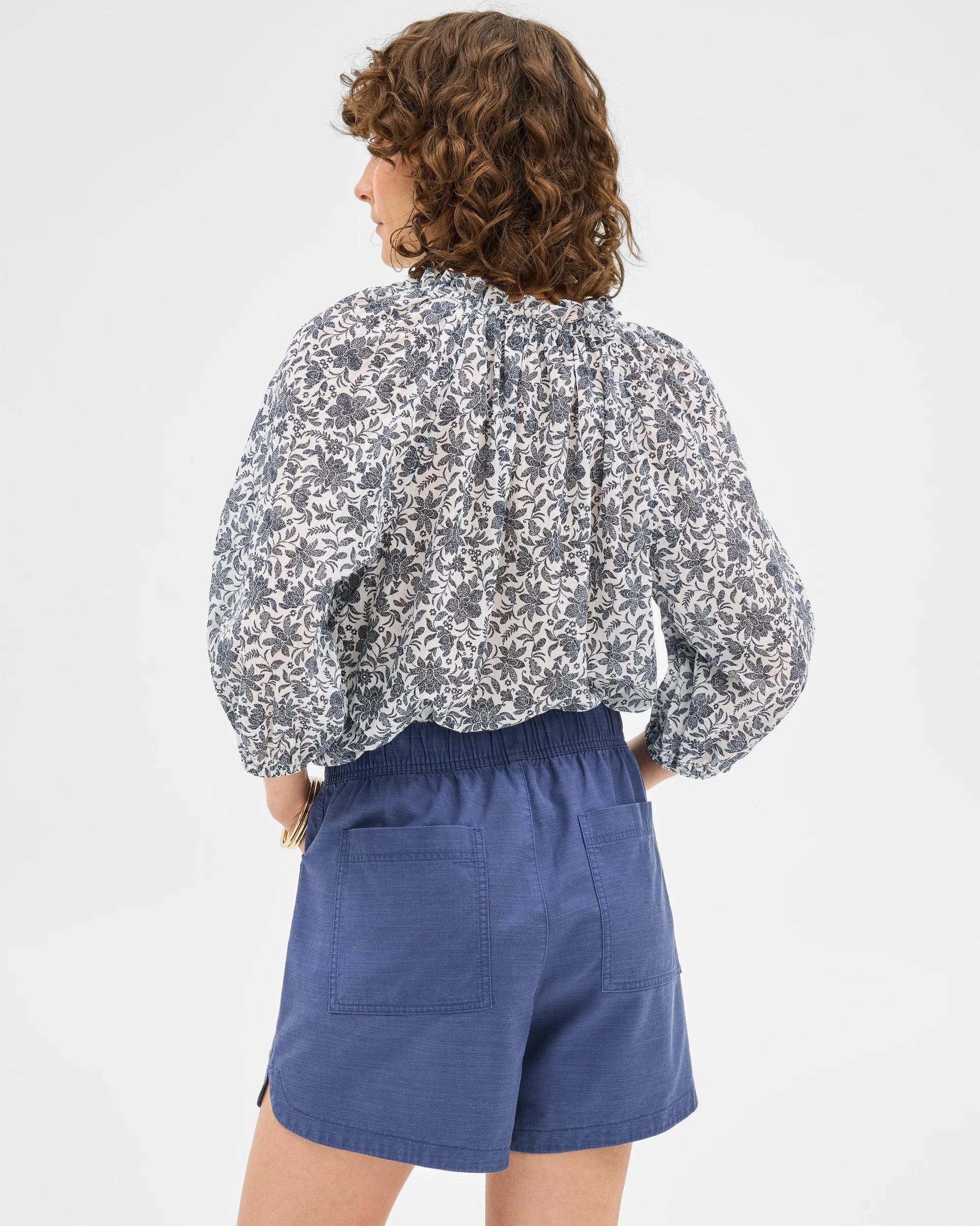 7 Target Slub Seam Detail Shorts INDIGO BLUE, 7 of 7