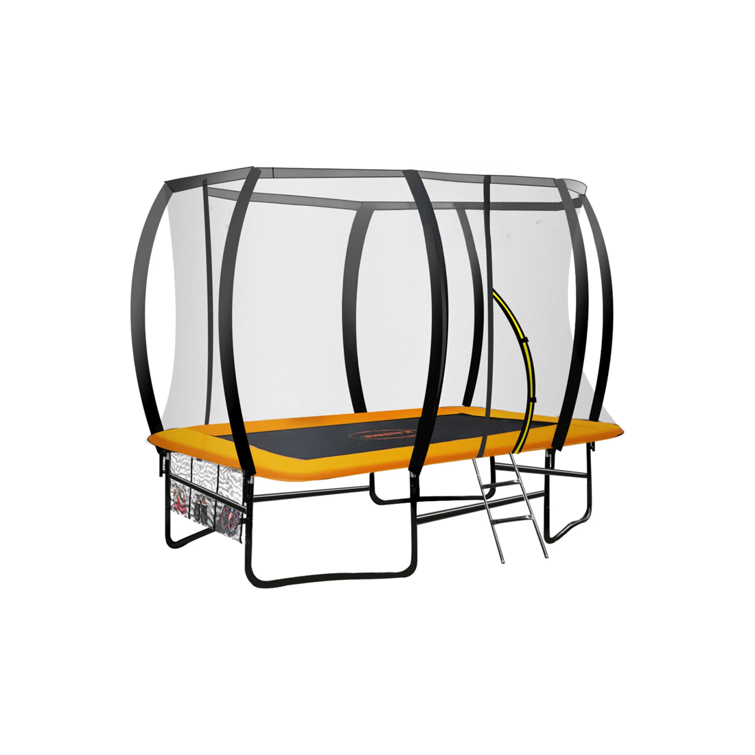 1 Kahuna 6 ft x 9 ft Rectangular Outdoor Trampoline - Orange
 - orange, 1 of 10