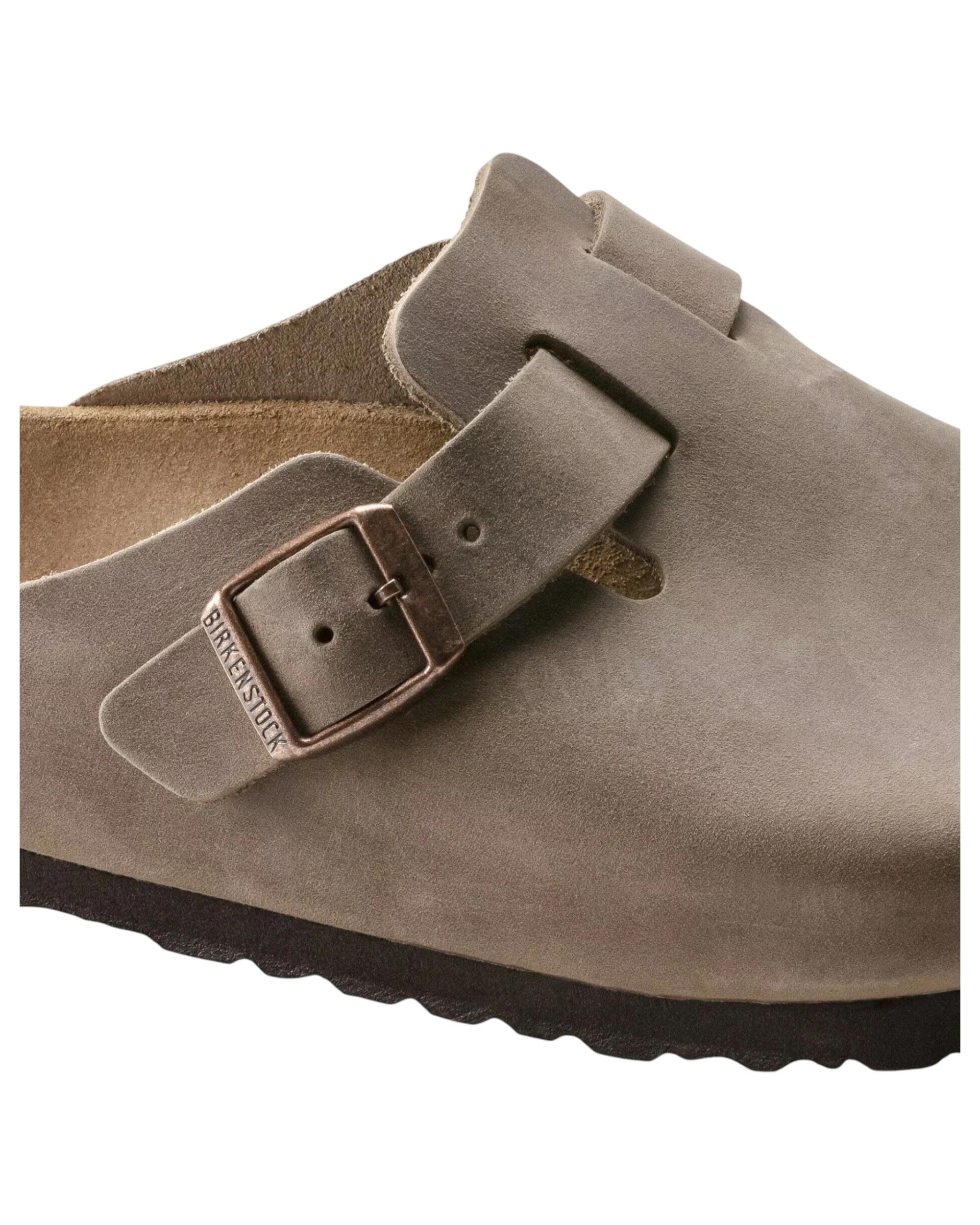 8 Birkenstock Unisex Boston Oiled Leather Regular Slip On Sandals TABACCO BROWN, 8 of 8