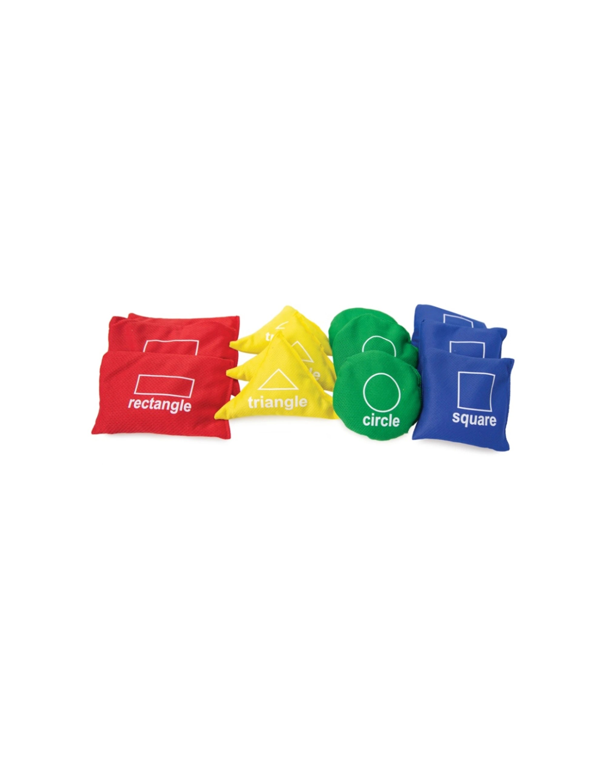 1 Victor Sports 12pc Bean Bag Set Shapes Educational Colours Circles Triagles - Multi, 1 of 3