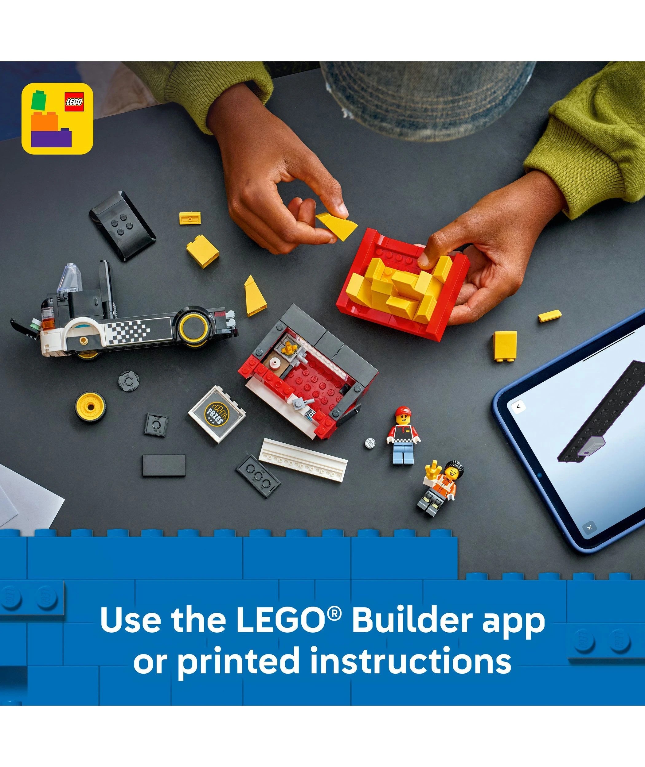 7 LEGO City Fries Food Truck 60488, 7 of 10