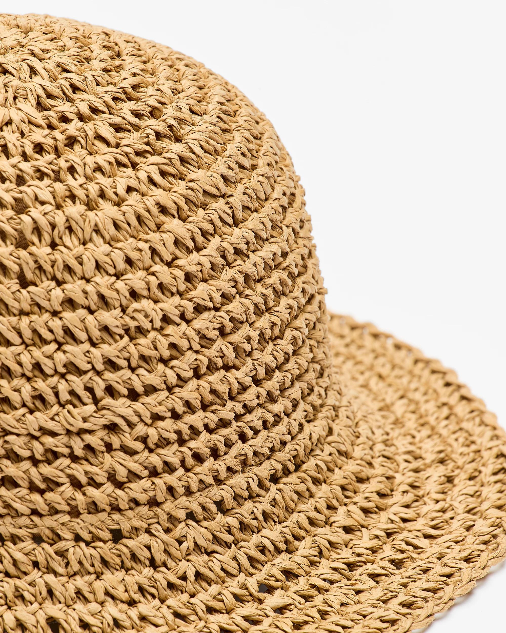 2 Target Kids Crochet Straw Hat NATURAL, 2 of 2