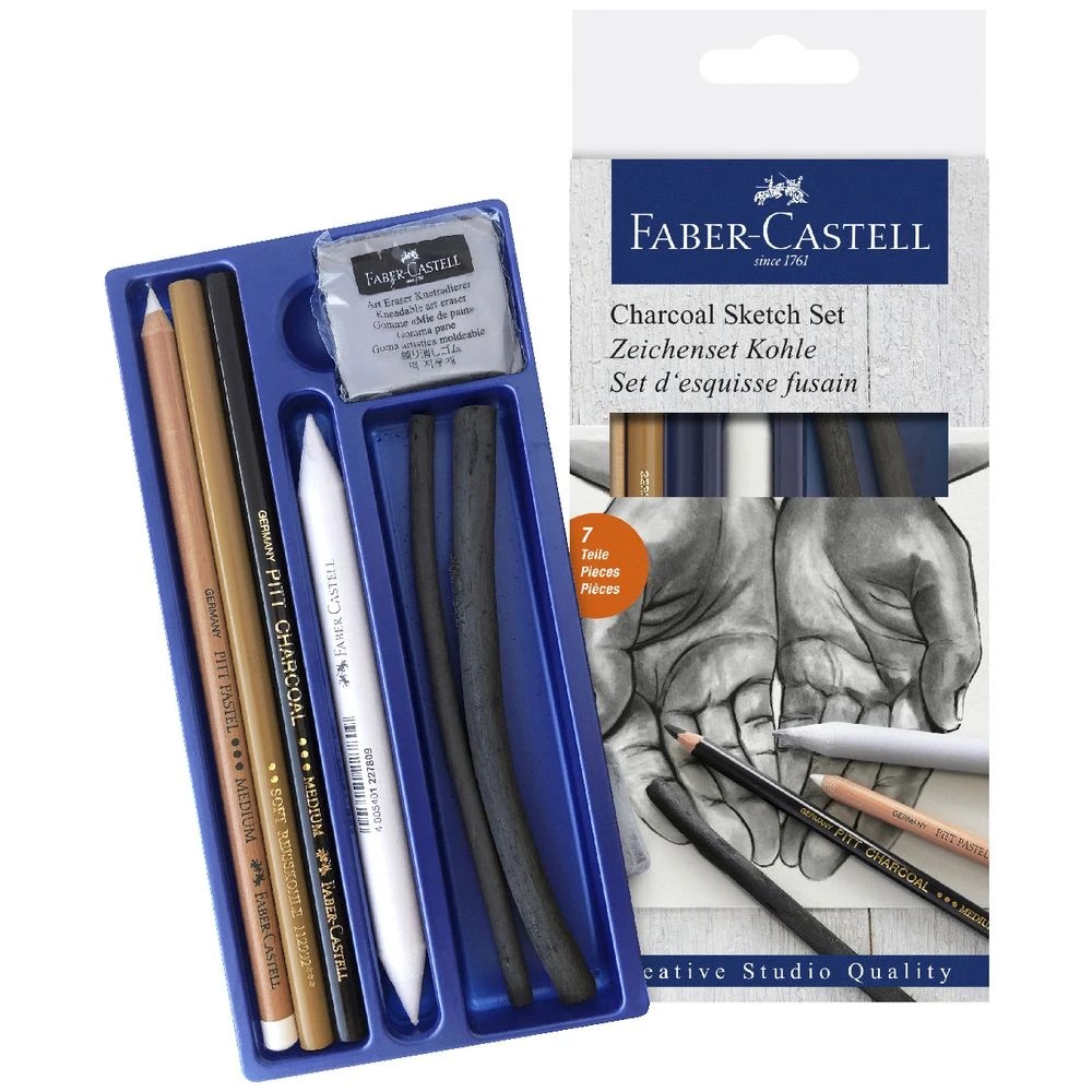 2 Faber-Castell Charcoal Sketch Set 7 Pieces, 2 of 2