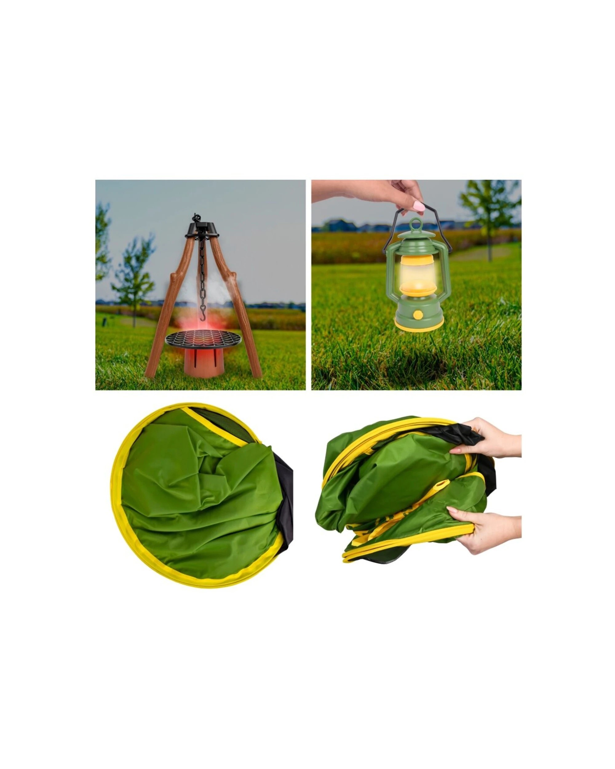5 John Deere 18pc Pop-Up Camping Set With Interactive Fire Pit and Accessories Kids - Multi, 5 of 5