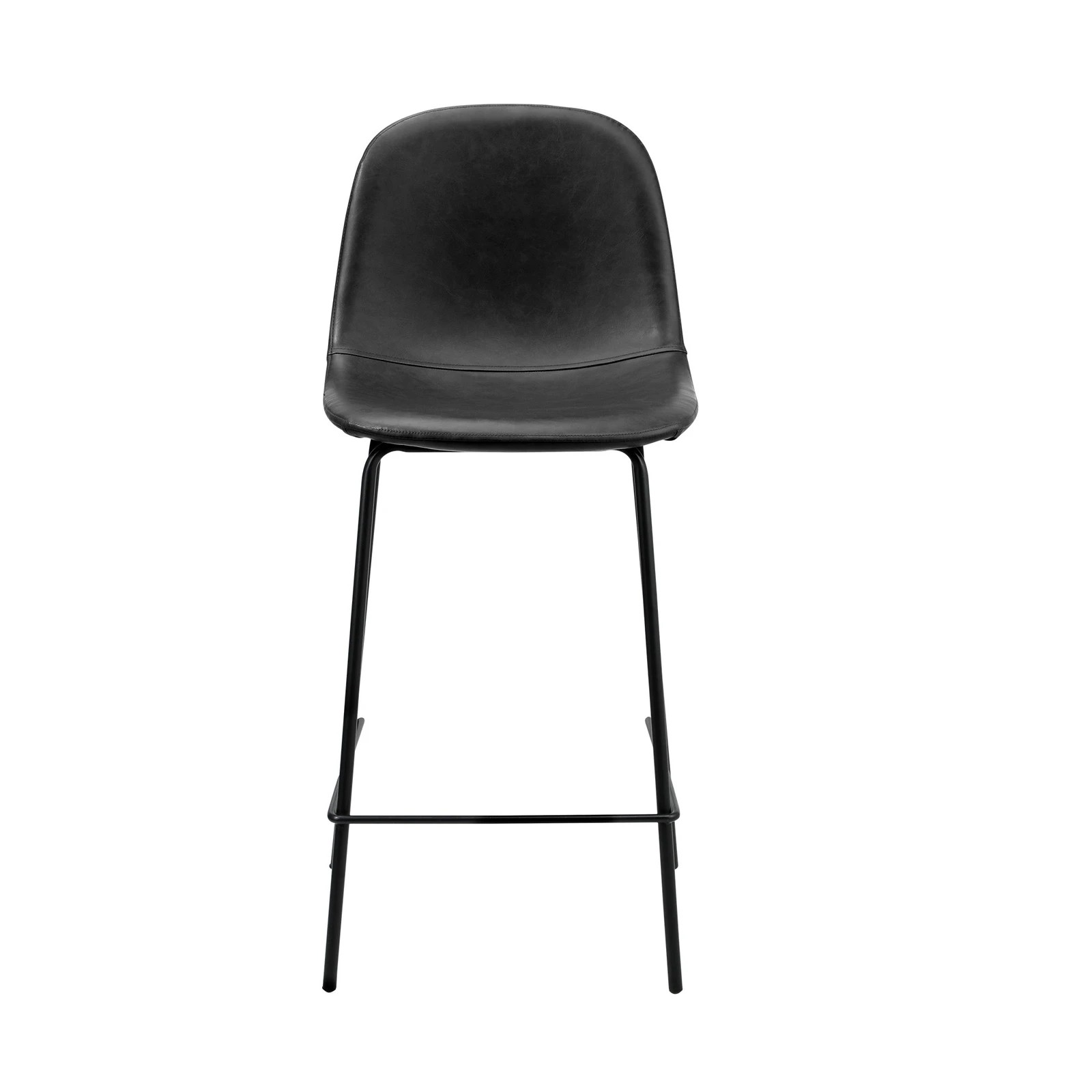 6 Oikiture 4x Bar Stools Barstool - Black, 6 of 9
