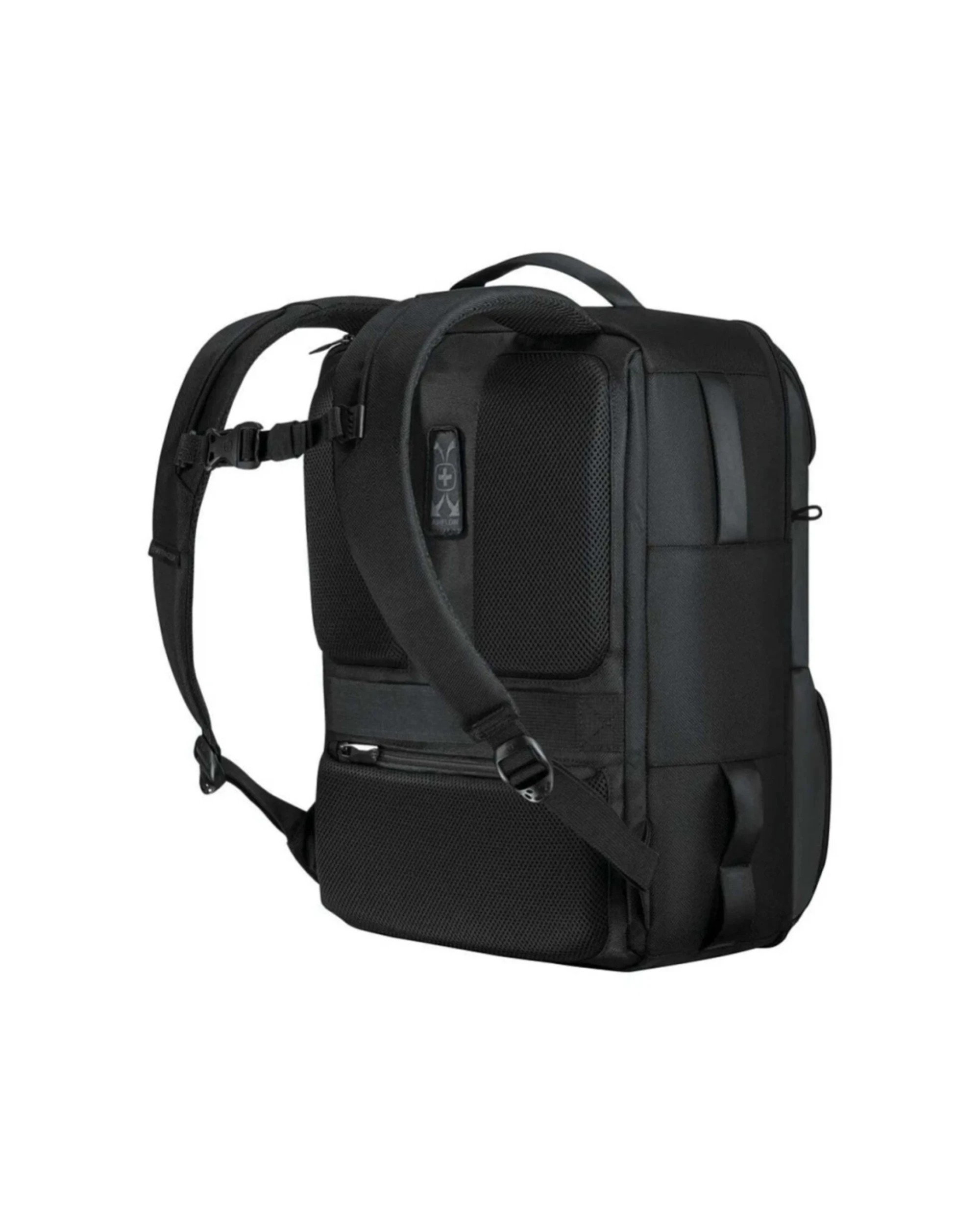 6 Wenger UrbanOne Travel Laptop Compartment Recycled PET Backpack Fits 15.6in - Black, 6 of 7