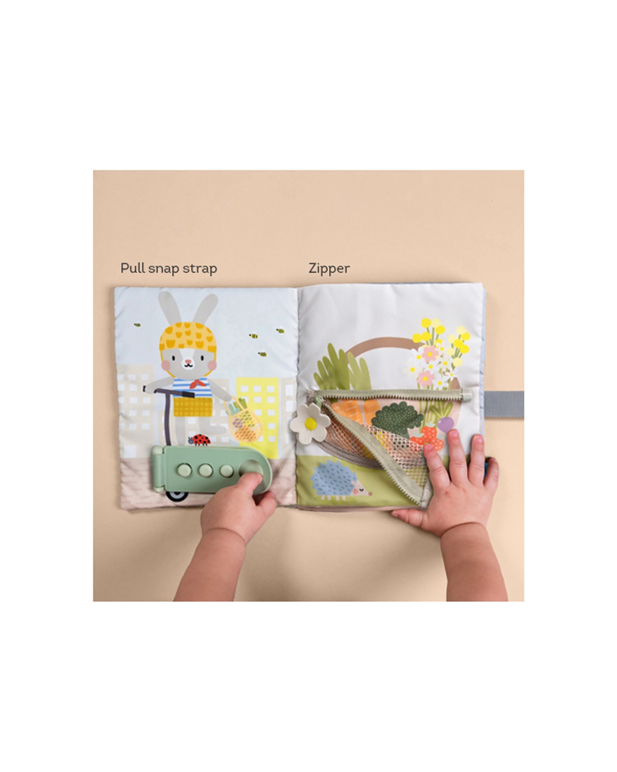 7 Taf Toys Quiet Busy Book Baby Infant Learning Activity Sensory Play Toy 18 Months Plus - Multi, 7 of 8