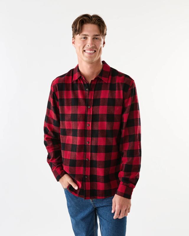 Long Sleeve Buffalo Check S