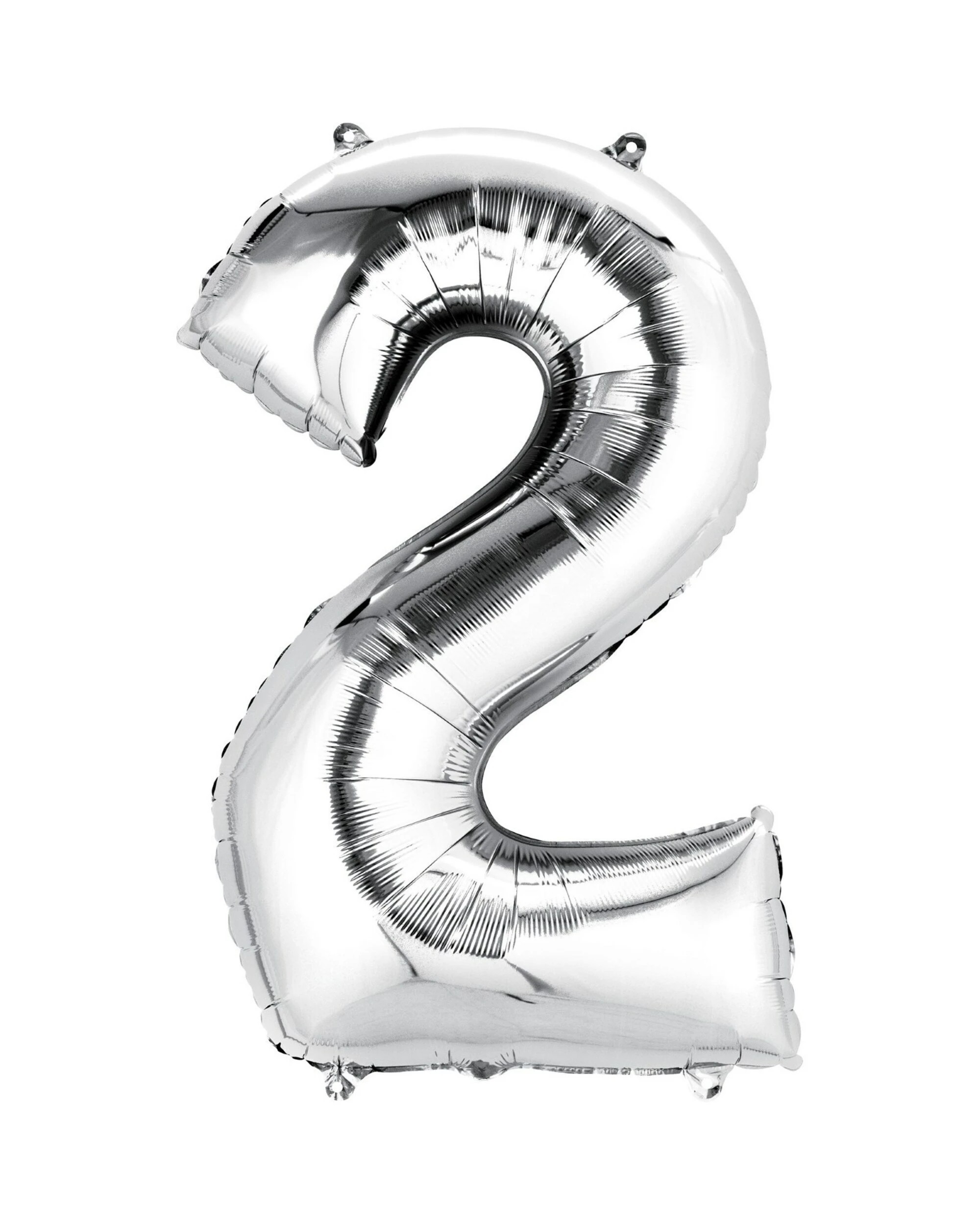 1 Meteor Foil 2 Balloon 86cm - Silver, 1 of 1