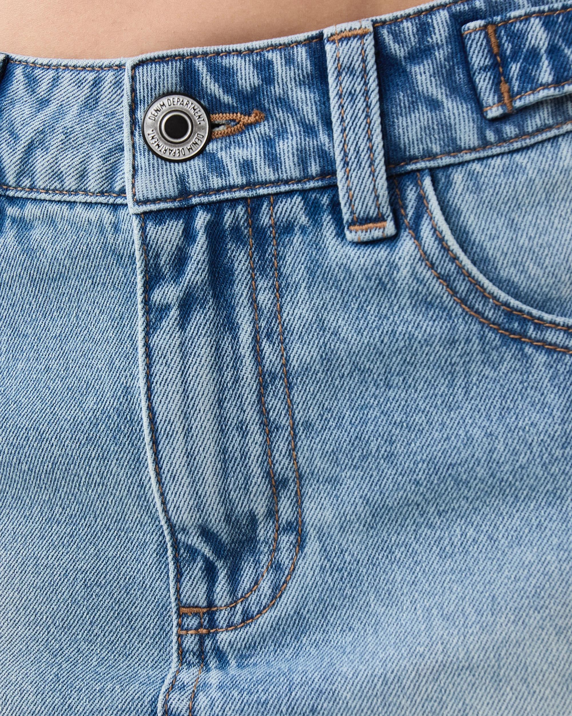 5 Cargo Denim Skirt Light Wash, 5 of 8