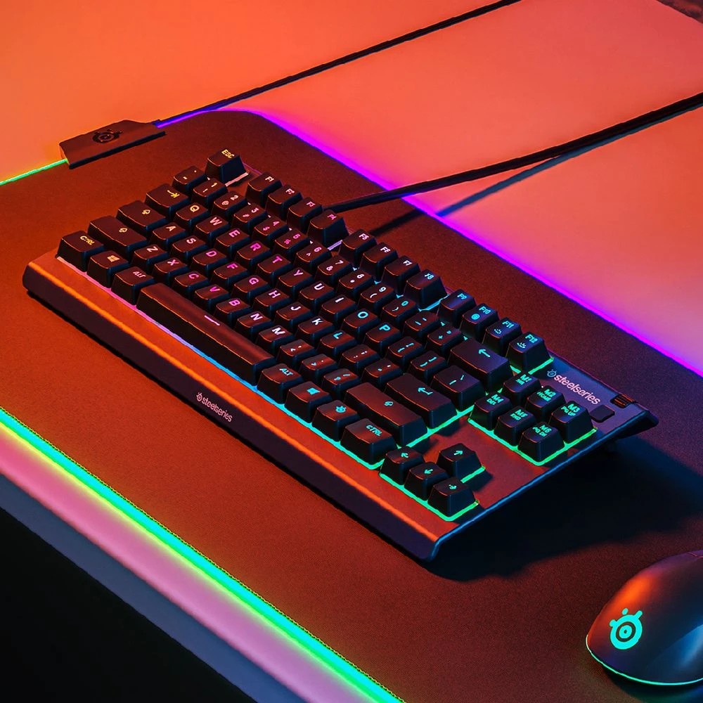 10 SteelSeries Apex 3 TKL Gaming Keyboard Black, 10 of 10