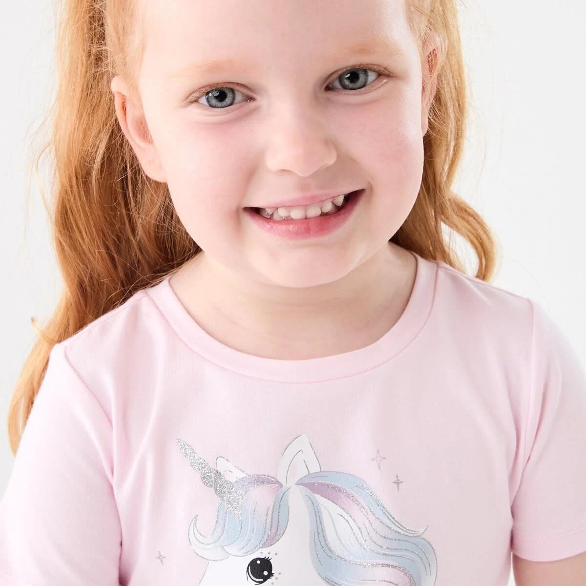 3 Short Sleeve Tutu Dress SHIMMER UNICORN BALLERINA, 3 of 8