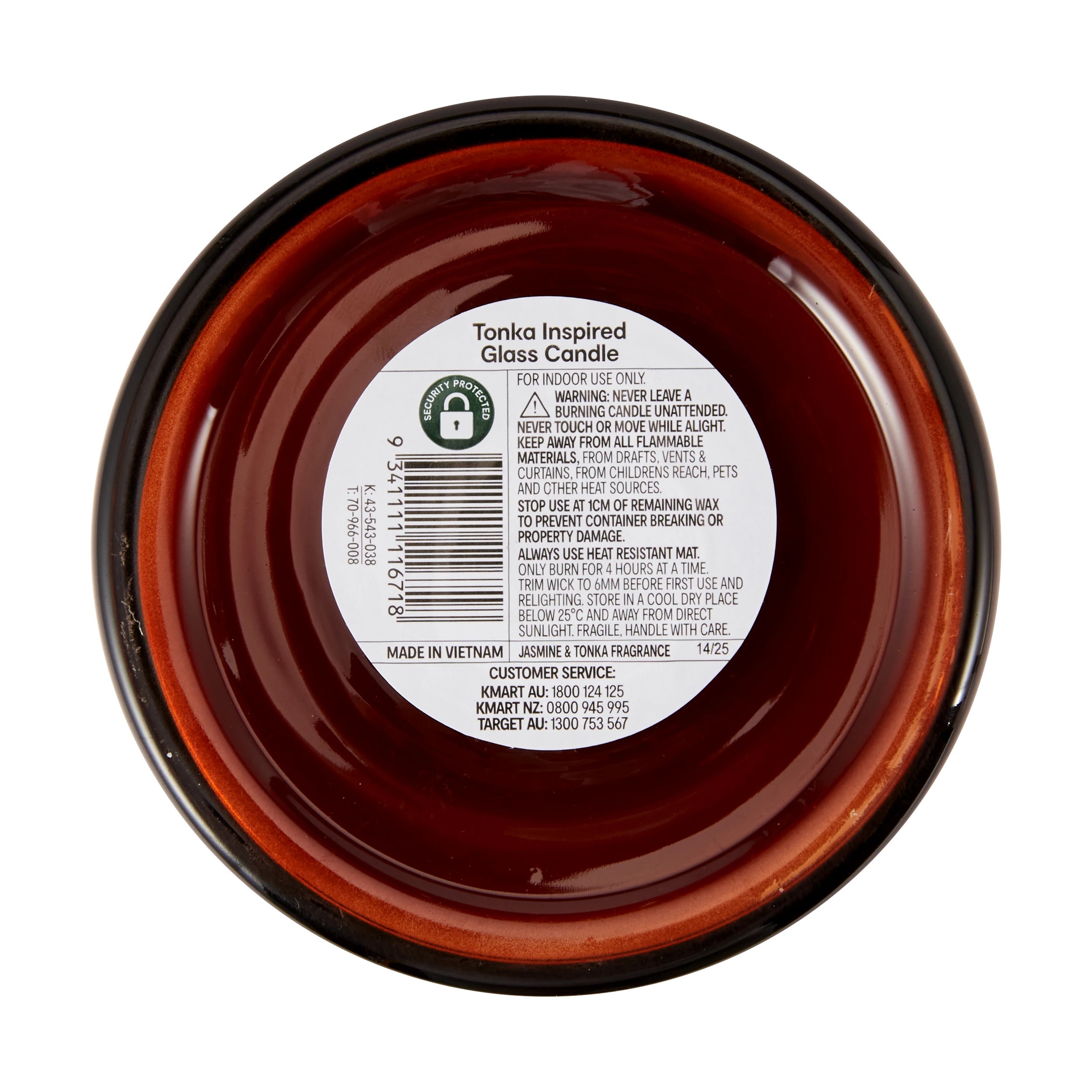 5 Tonka Inspired Glass Candle, 5 of 5