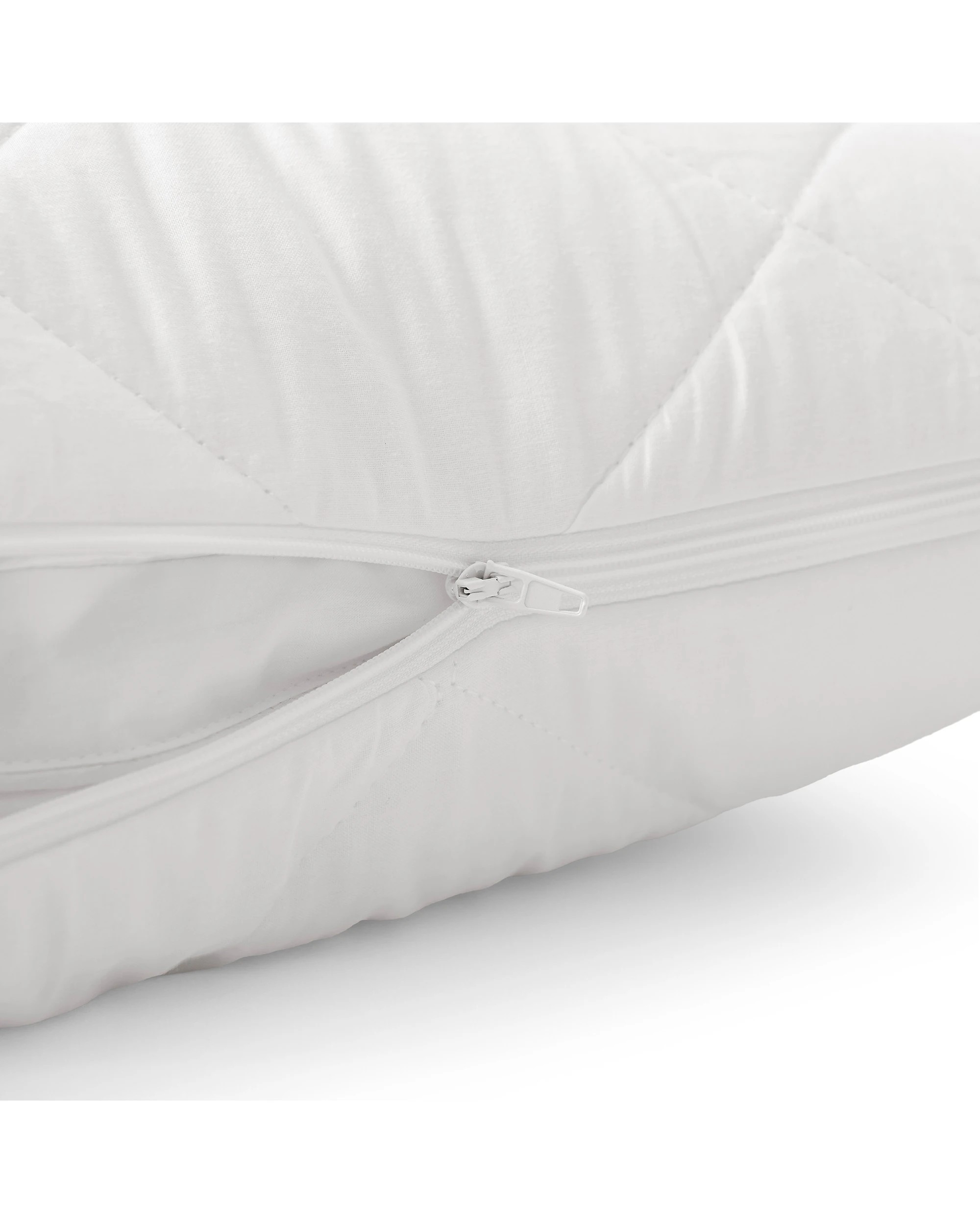 4 ESSN Healthguard Allergy Sensitive Cotton Cover Quilted Waterproof Pillow Protector (Twin Pack) Standard - White, 4 of 9