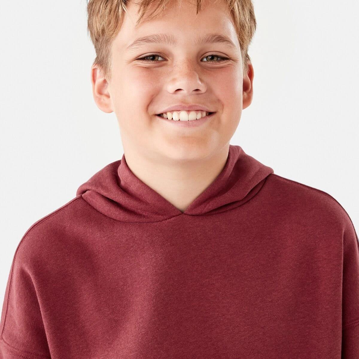 3 Oversized Hoodie With Pocket Red Brick, 3 of 9