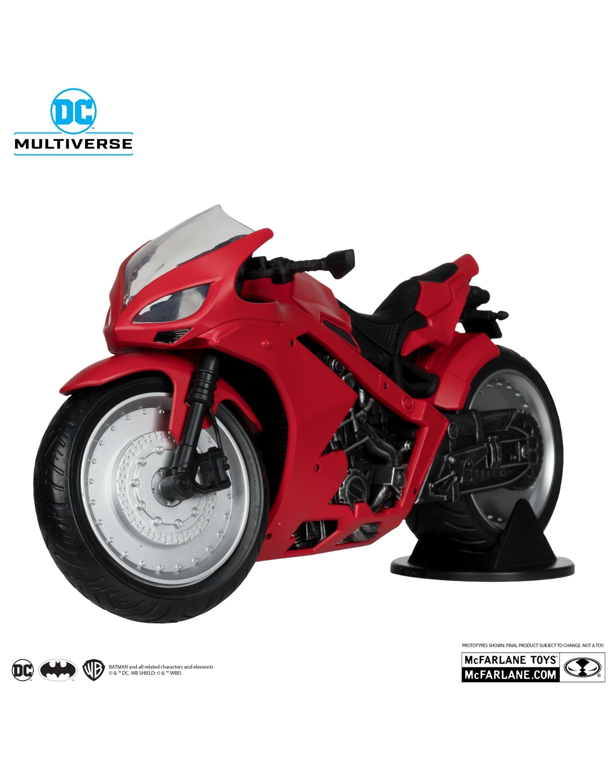 4 DC Multiverse Red Hood's Sportsbike Red Hood Outlaw 7 inch Action Figure, 4 of 10