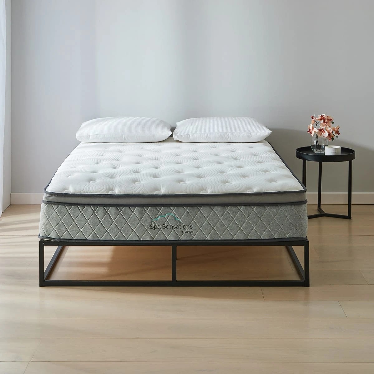 2 Queen Bed Euro Top Pocket Spring Mattress, 2 of 10