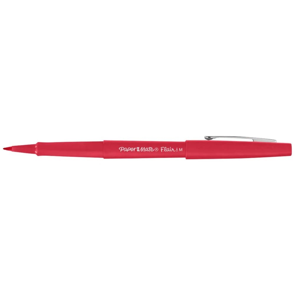 1 Paper Mate Flair Felt Medium Fineliner Red, 1 of 2