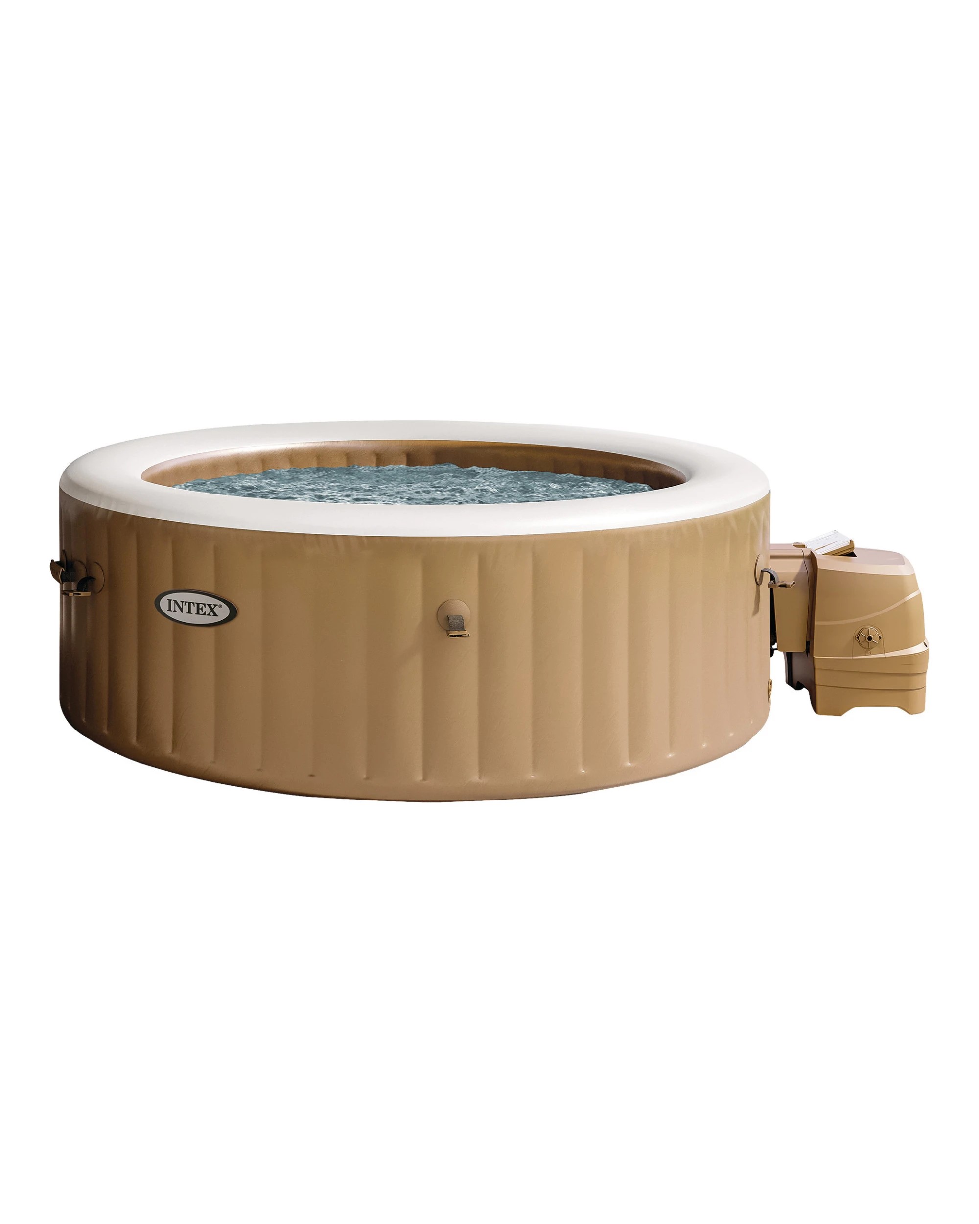 4 Intex PureSpa Bubble Massage Inflatable Hot Tub - 6-Person - Brown, 4 of 9