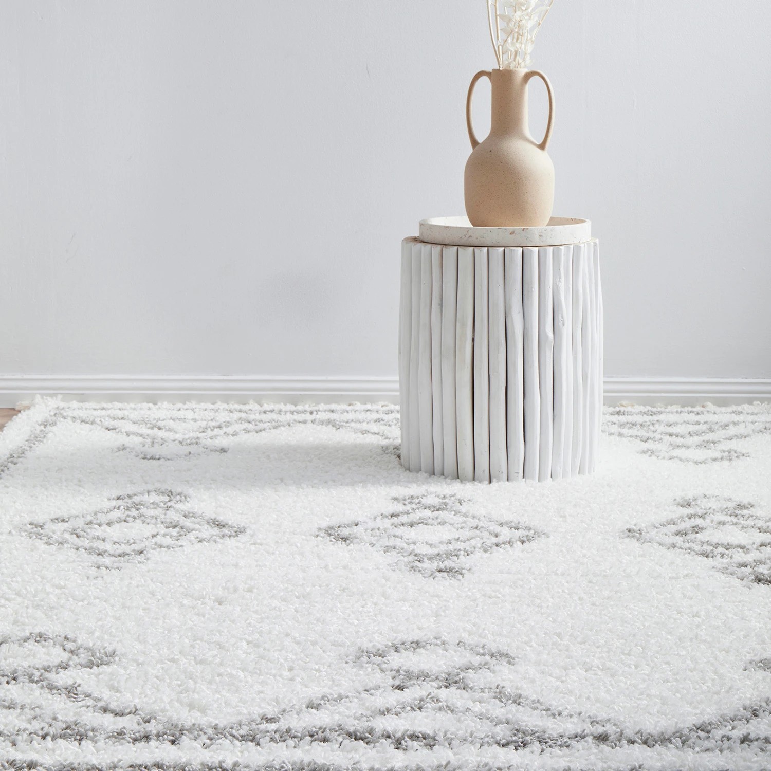 8 Common Ground Rugs Tangier Temara 330x240cm - Extra Large Power Loomed Pet Friendly Floor Rug - Natural, 8 of 9
