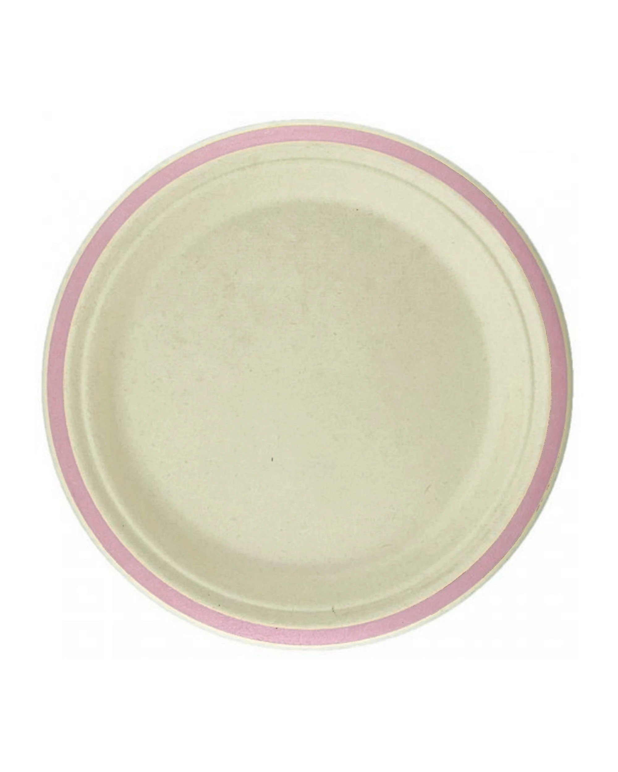 1 Alpen Light Pink Rim Sugar Cane Small Plates Pack of 10Pink - Pink, 1 of 3