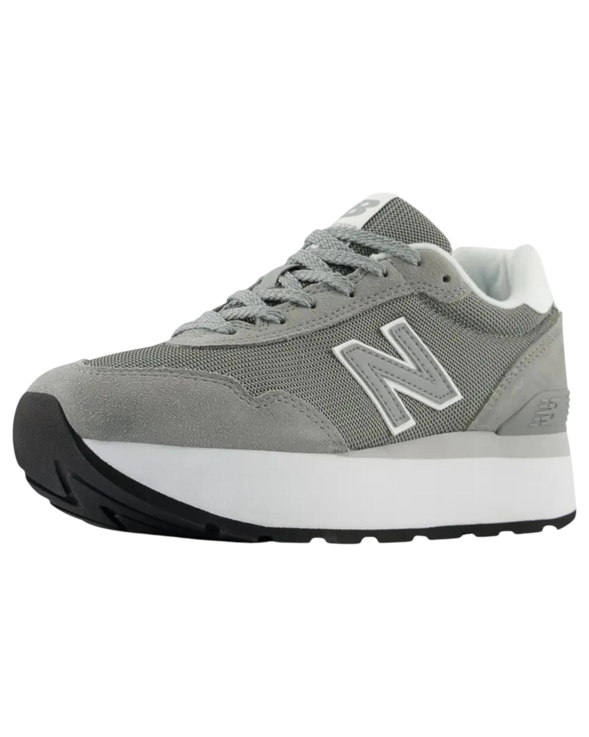 3 New Balance Womens 515 Grey/ White Athletic Shoes GREY/WHITE, 3 of 5