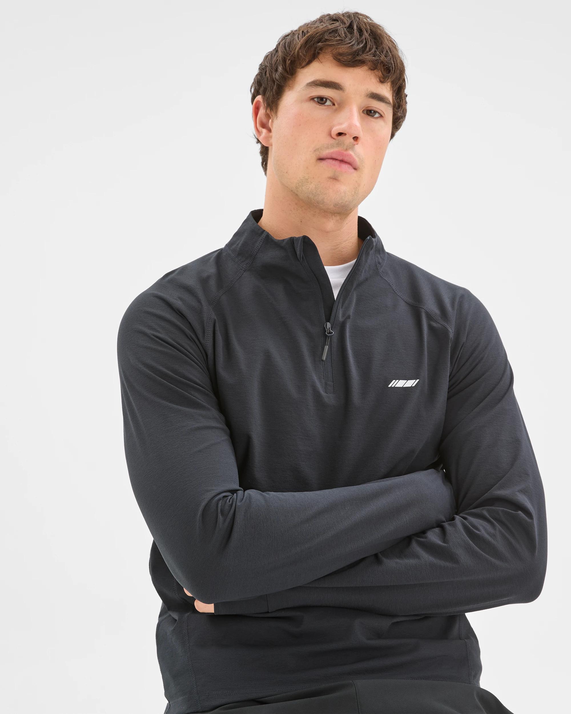 1 Target Active 1/2 Zip Jumper BLACK, 1 of 6