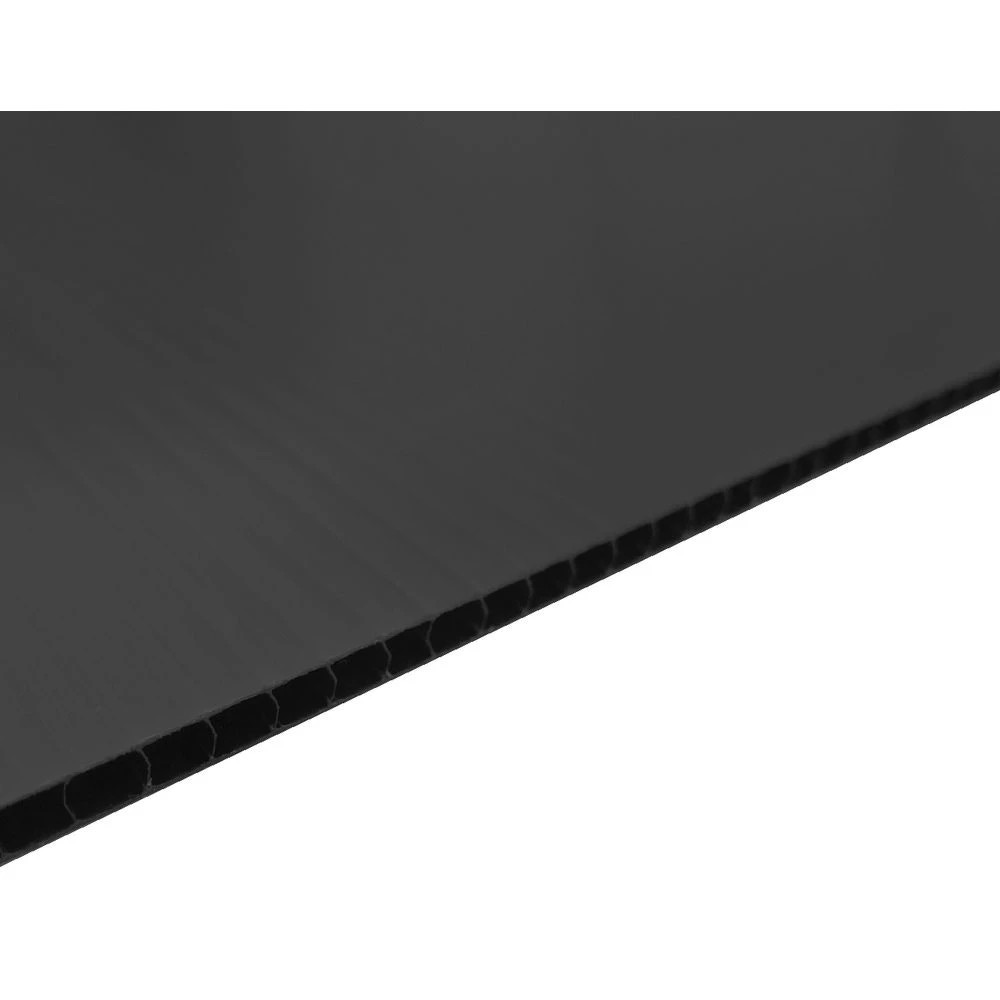 3 Quill 5mm PP Signboard 500 x 770mm Black, 3 of 3