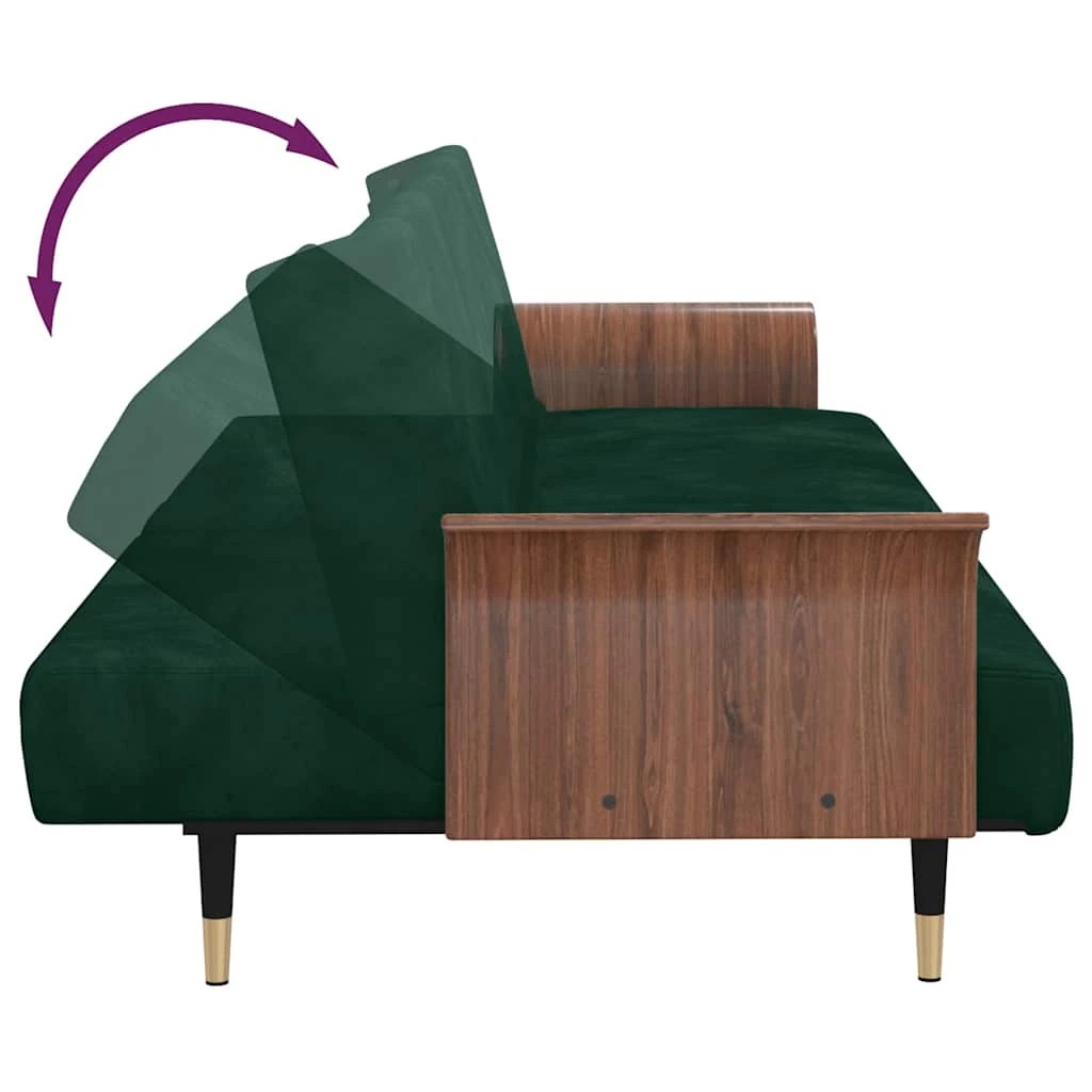 9 Vidaxl Day Bed Sofa - Green, 9 of 10