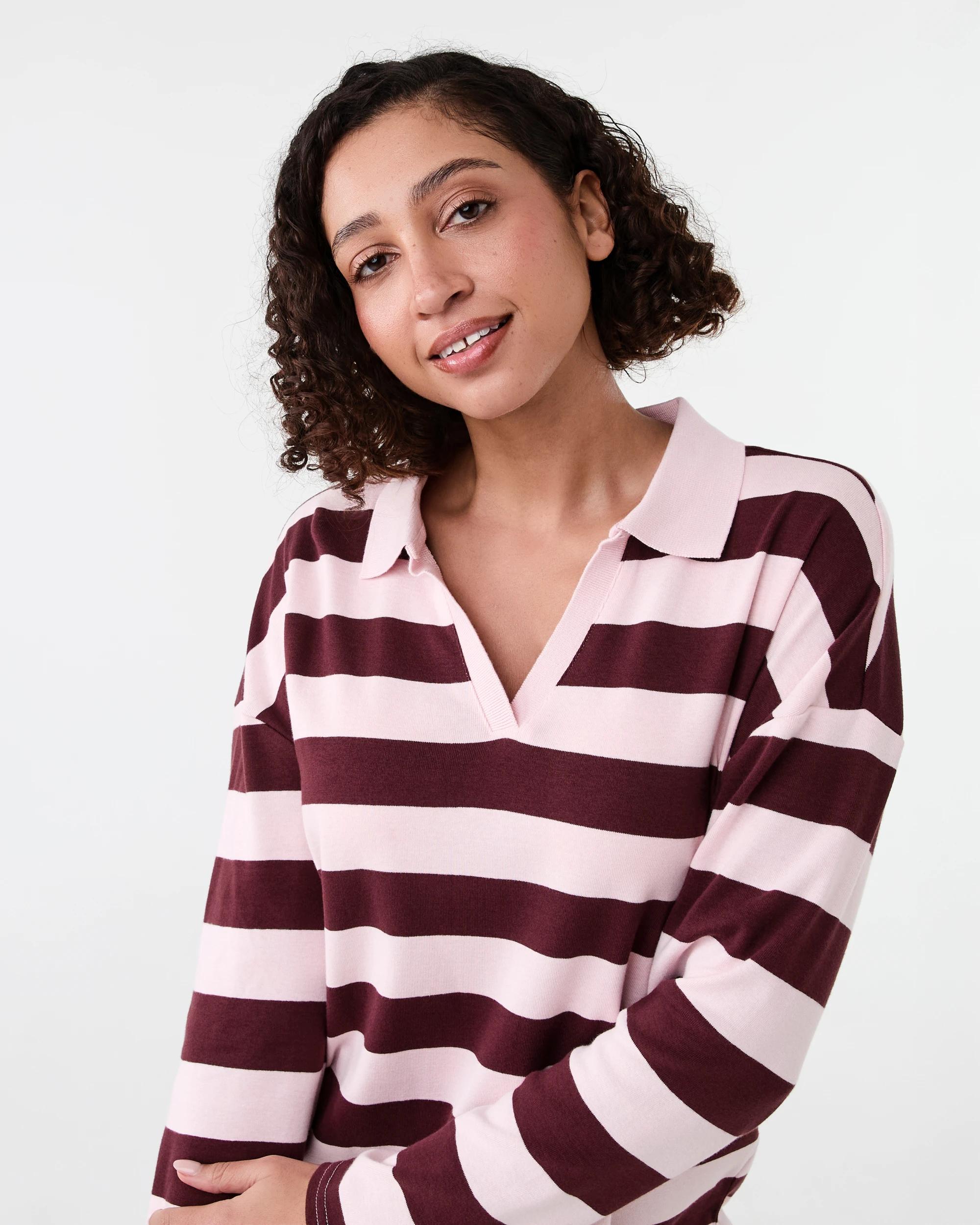 4 Long Sleeve Rugby Top Blockstrpe, 4 of 6