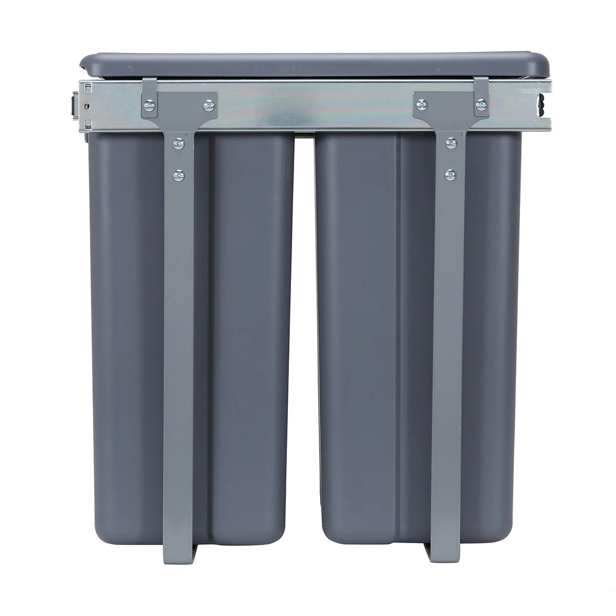 2 2 Section Under the Sink Pull Out Bin, 2 of 10