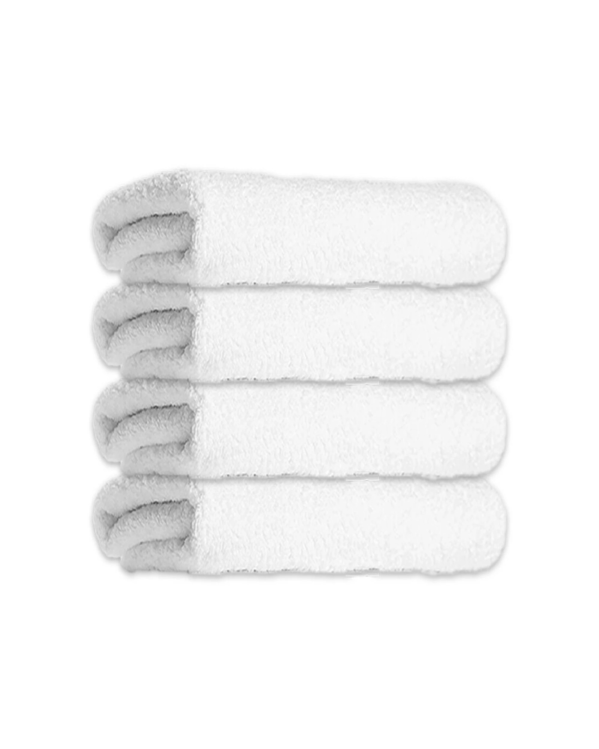 1 Jason Commercial J-Dry Luxe Bath Sheet 90x180cm 4PK 600GSM - White, 1 of 5