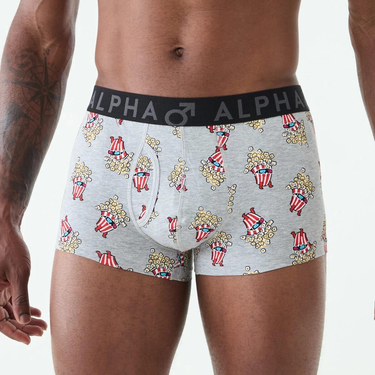 4 3 Pack Fly Front Print Trunks Popstars, 4 of 8