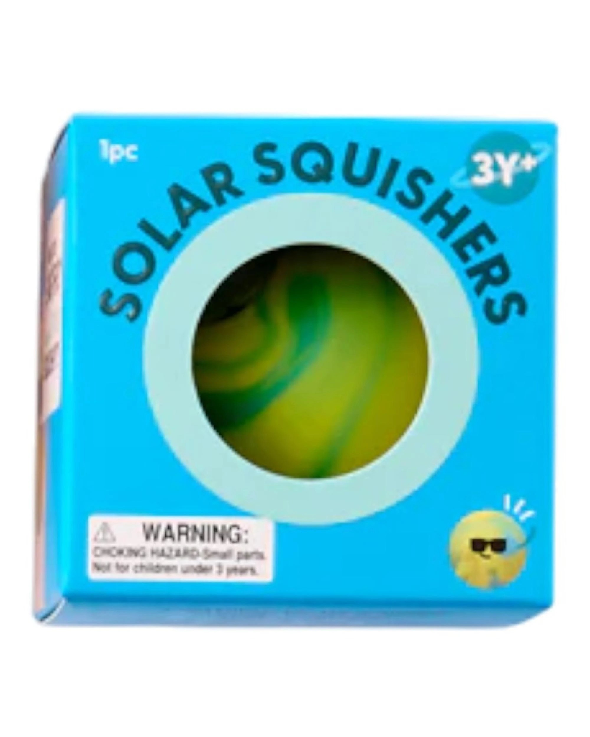 3 J'adore Solar Squishers Squishy - Yellow, 3 of 3