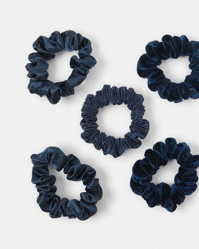 5 Pack Mini Textured Hair Scrunc