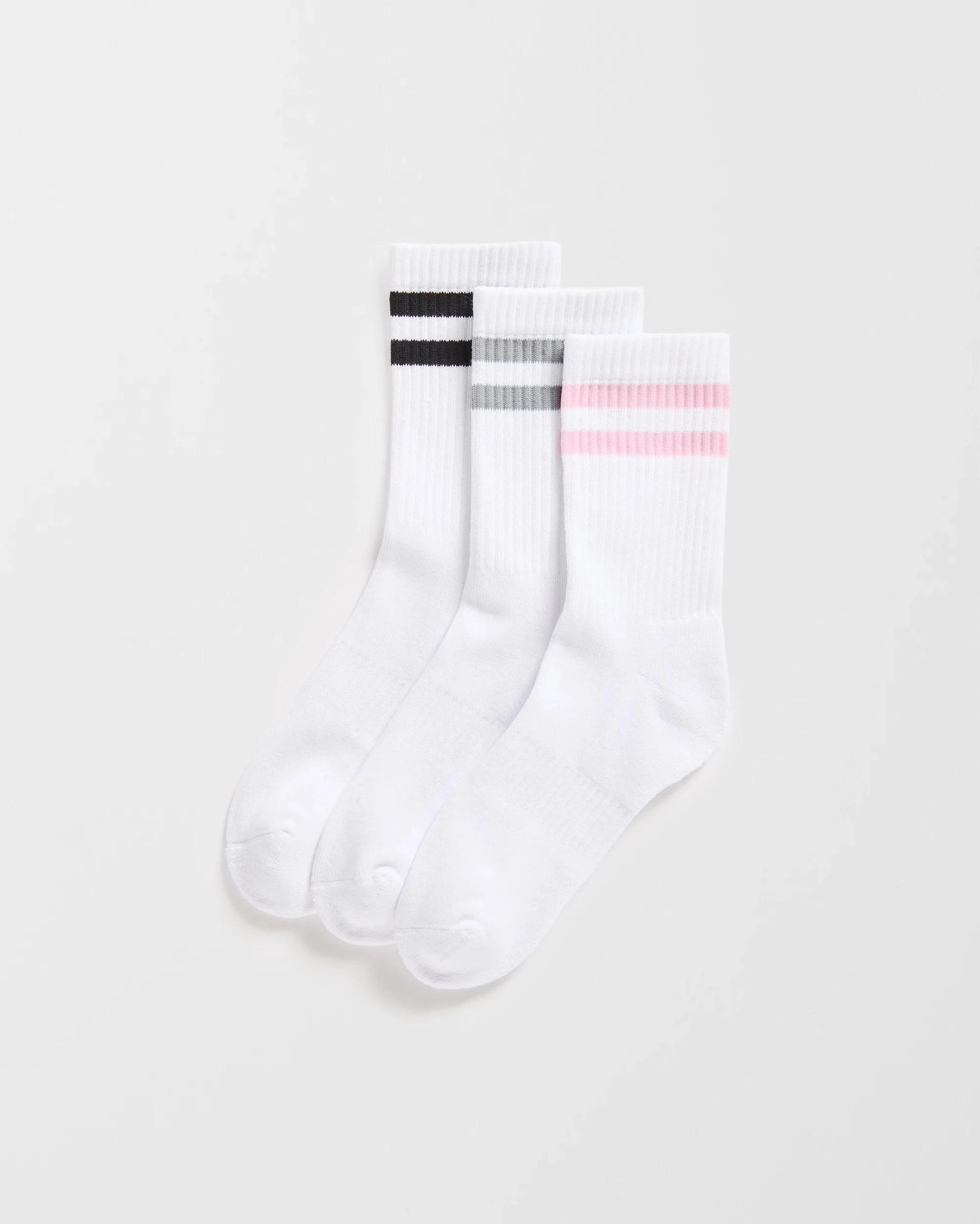 1 Target Woman Sport Crew Socks 3 Pack MULTI, 1 of 3