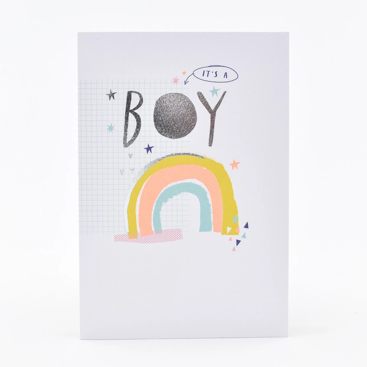 1 Hallmark New Baby Boy Card - Rainbow, 1 of 3