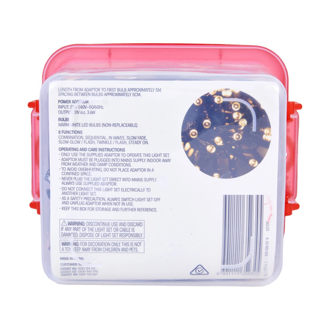 7 Low Voltage 600 LED Multifunction Warm White String Lights, 7 of 7