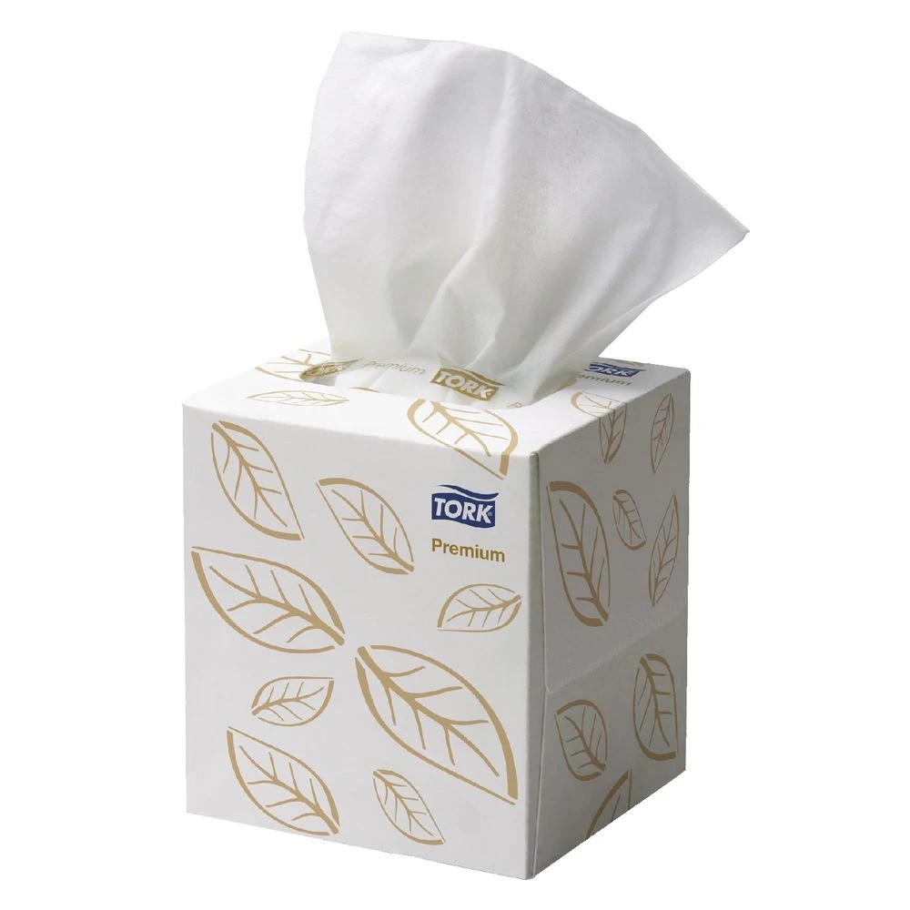 2 Tork Premium Cube 2 Ply Facial Tissues 90 Sheets 24 Boxes, 2 of 2