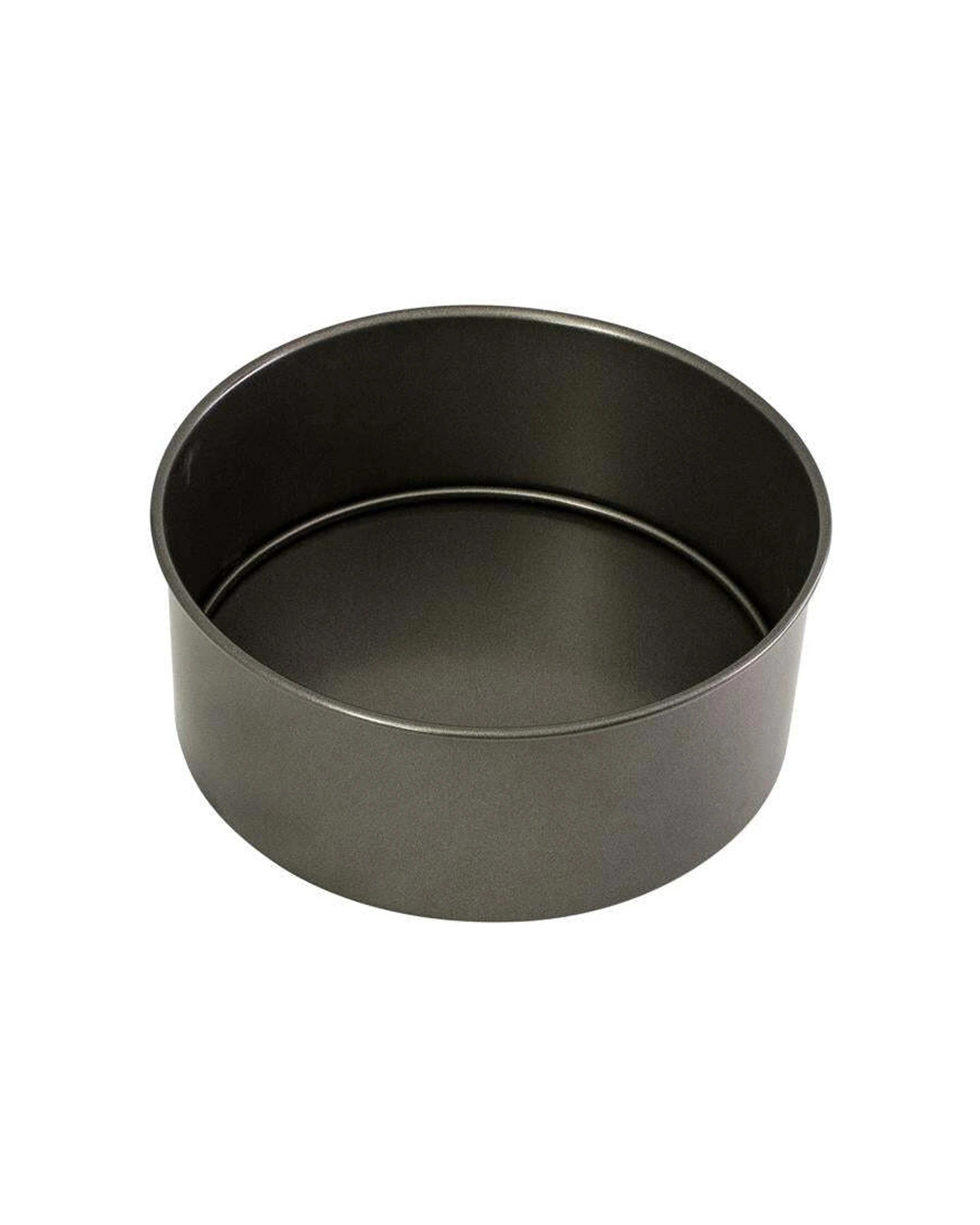 1 Bakemaster Loose Base Carbon Steel 23cm Round Deep Cake Pan Double Non-Stick - Grey, 1 of 1