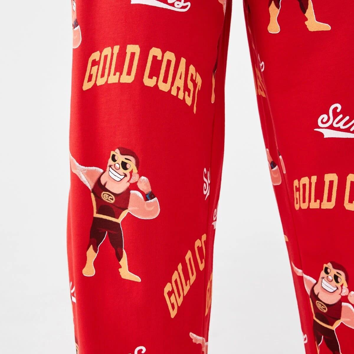 5 Official AFL Kids Pyjama Set Gc Suns, 5 of 9