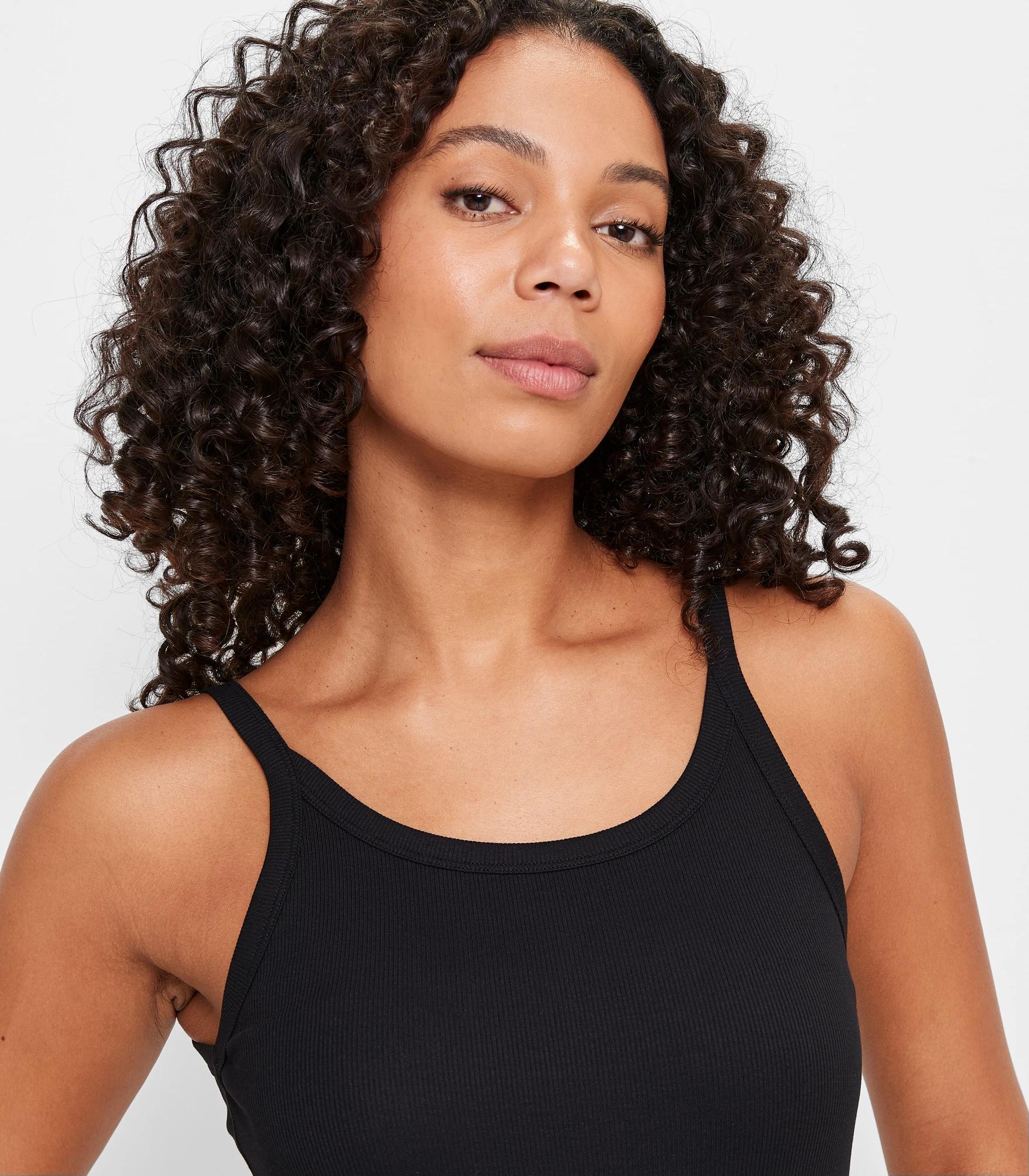 10 Target Australian Cotton Rib Cami BLACK, 10 of 10
