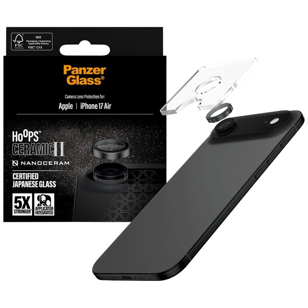 3 PanzerGlass Hoops Camera Lens Protector iPhone Air Ceramic, 3 of 3