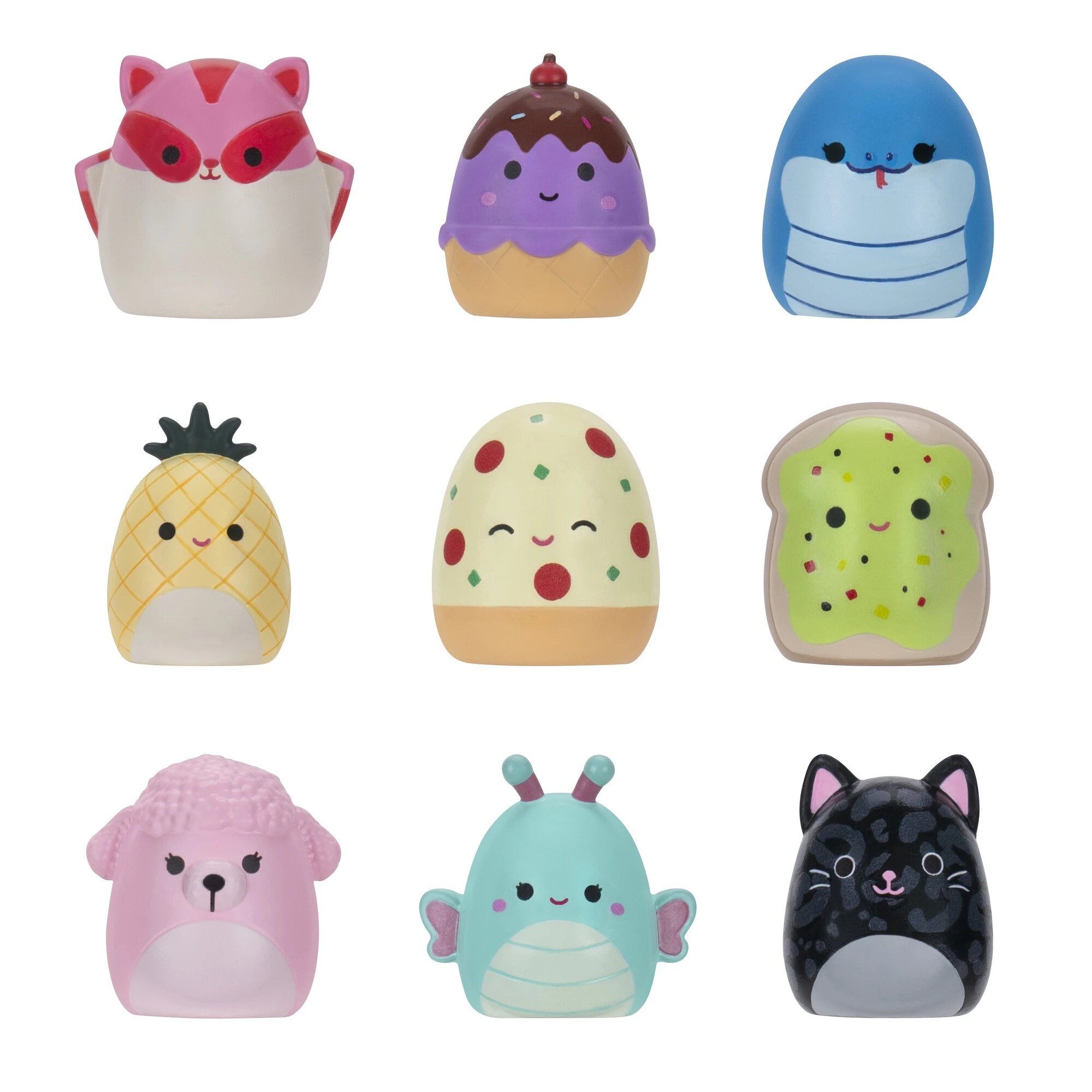 2 5 Piece Original Squishmallows Squish-A-Longs Clip-A-Long Mini-Squish - Assorted, 2 of 8