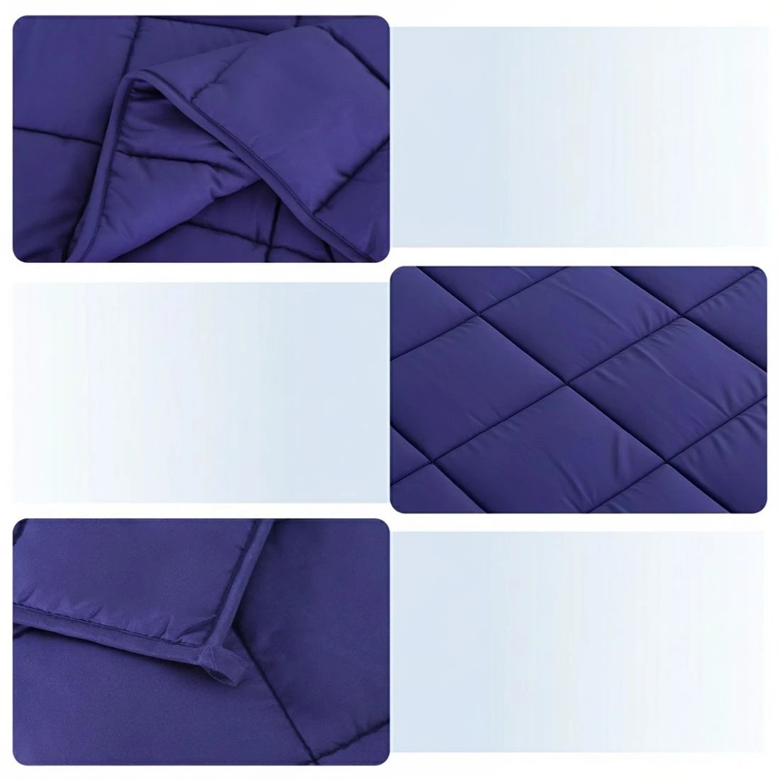 8 Giselle 9KG Adults Size Anti Anxiety Weighted Blanket Gravity Blankets Royal - Blue, 8 of 9