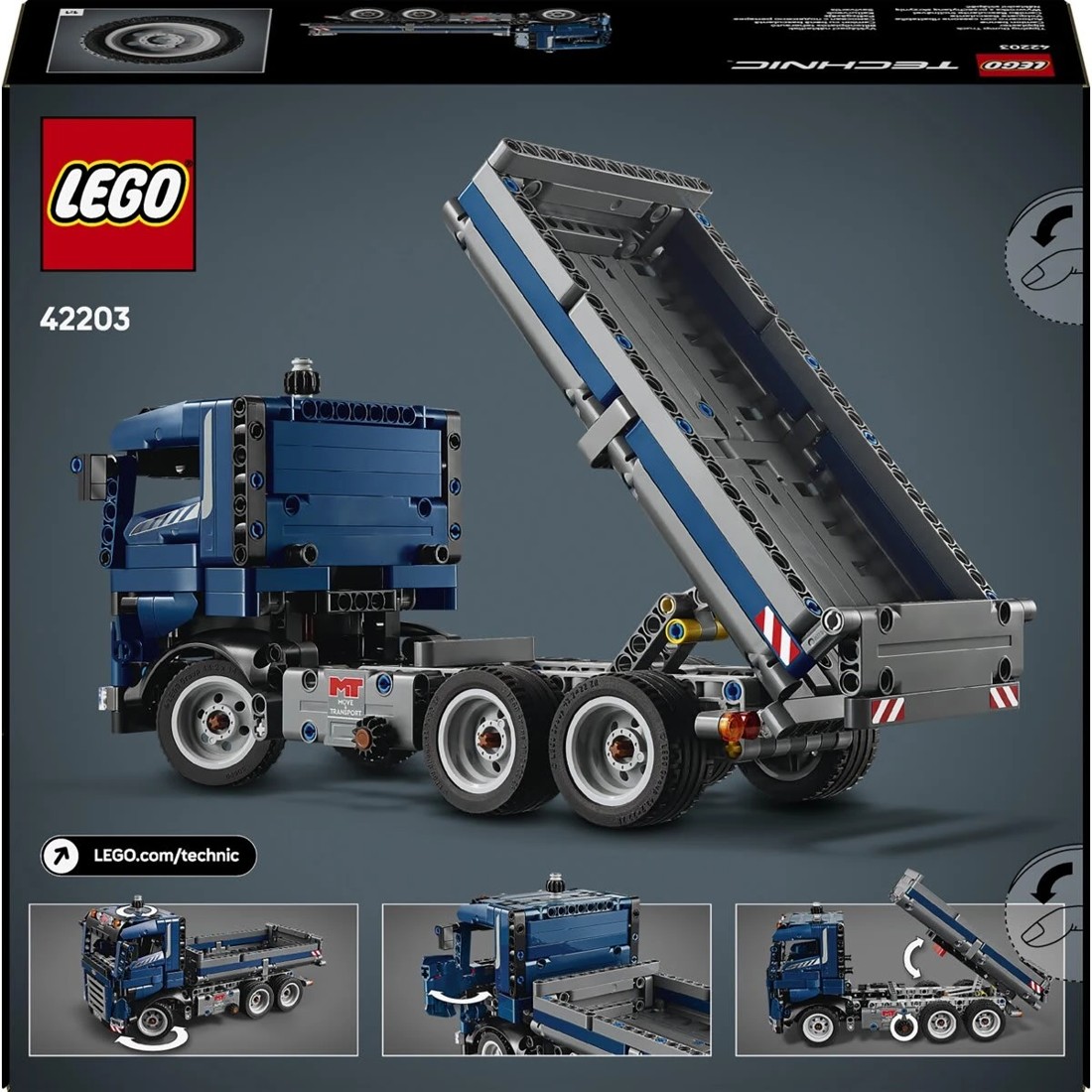 9 LEGO Technic Tipping Dump Truck 42203, 9 of 9