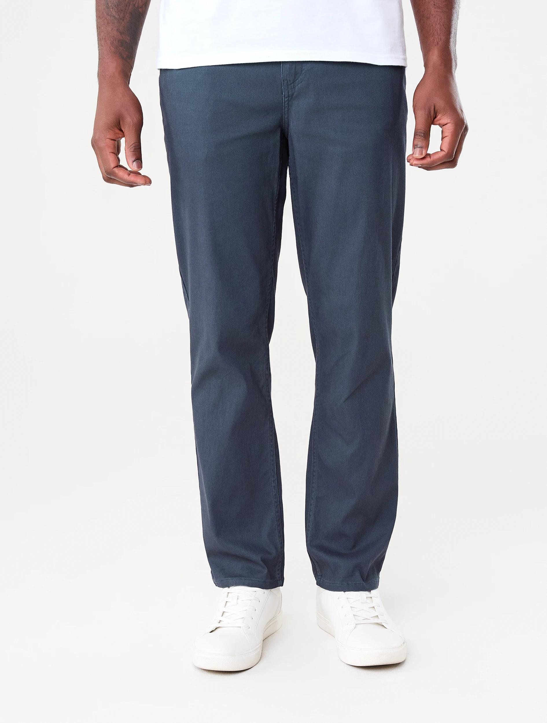 1 Straight Textured Jeans Blu Night, 1 of 5