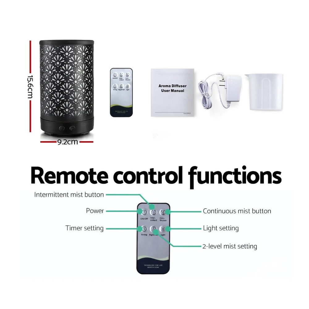 2 Devanti Aroma Diffuser Aromatherapy - Multi, 2 of 6