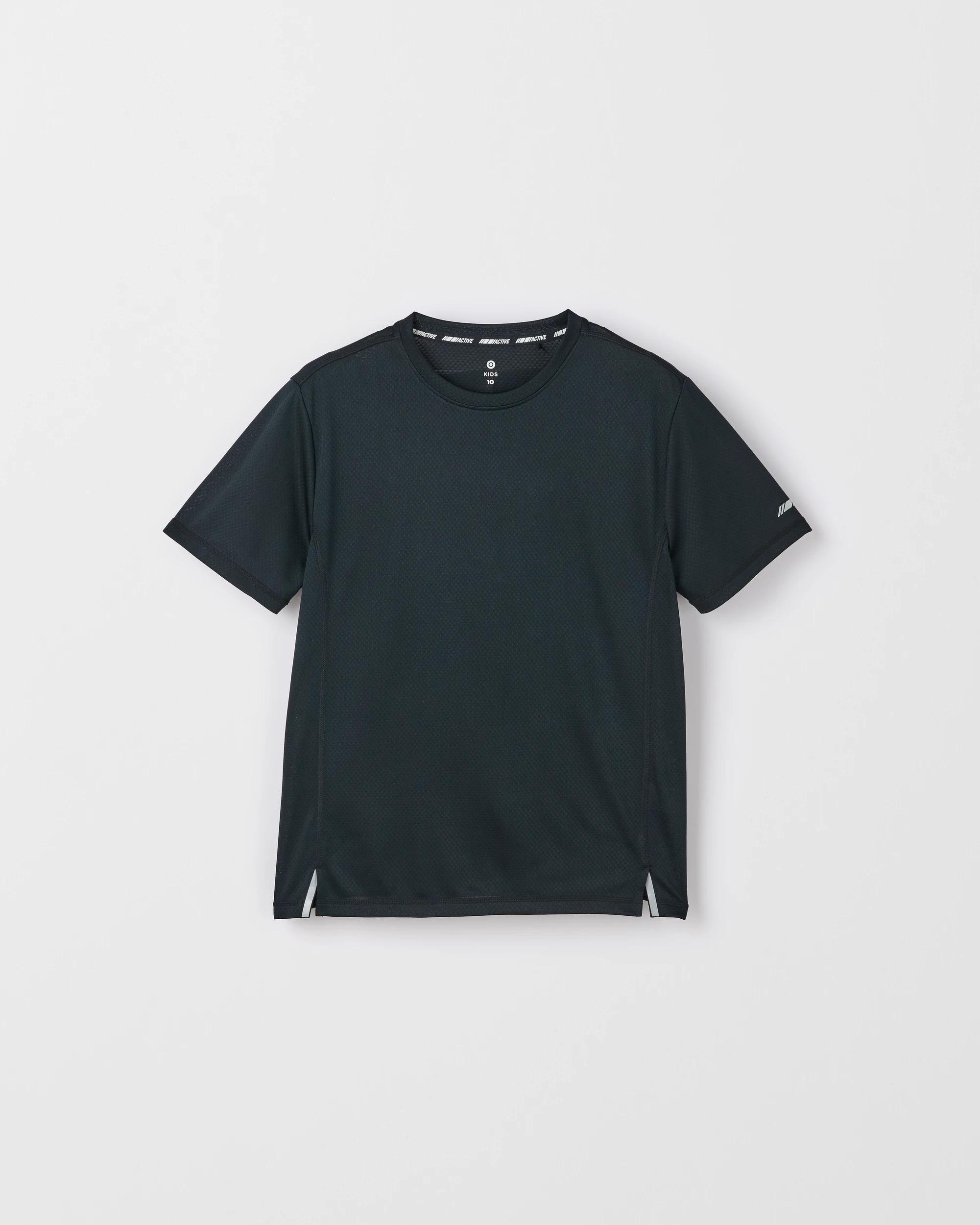 5 Target Kids Active Short Sleeve T-Shirt BLACK, 5 of 6